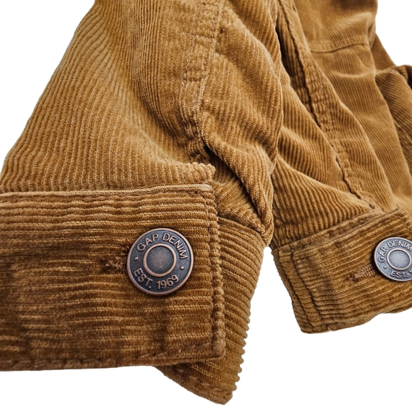 Nwot Toddler Baby Gap Denim Brown Cordoroy Sherpa Longsleeve Front Snap … - Picture 9 of 17